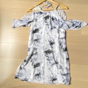 Flowy off the shoulder Dress from Urban outfitters.